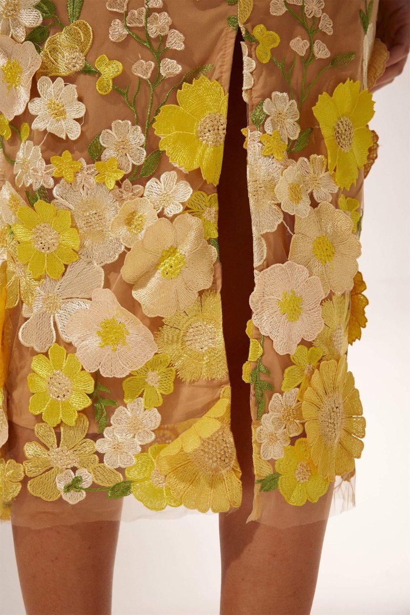 Tania® | V-Neck Floral Midi Dress