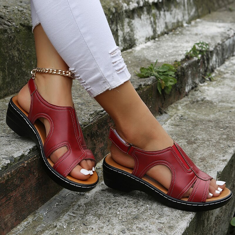 Nell | Orthopedic Wedge Sandals
