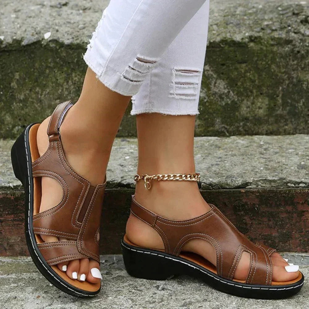 Nell | Orthopedic Wedge Sandals