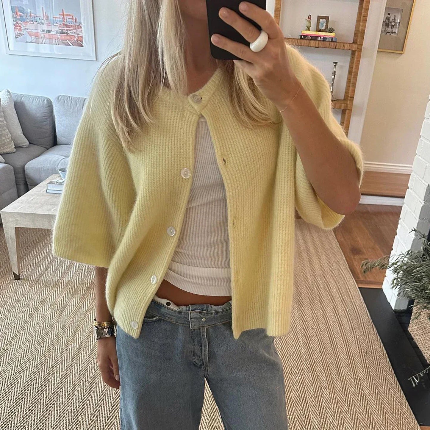 Sandra | Stylish Short Sleeve Cardigan for Women
