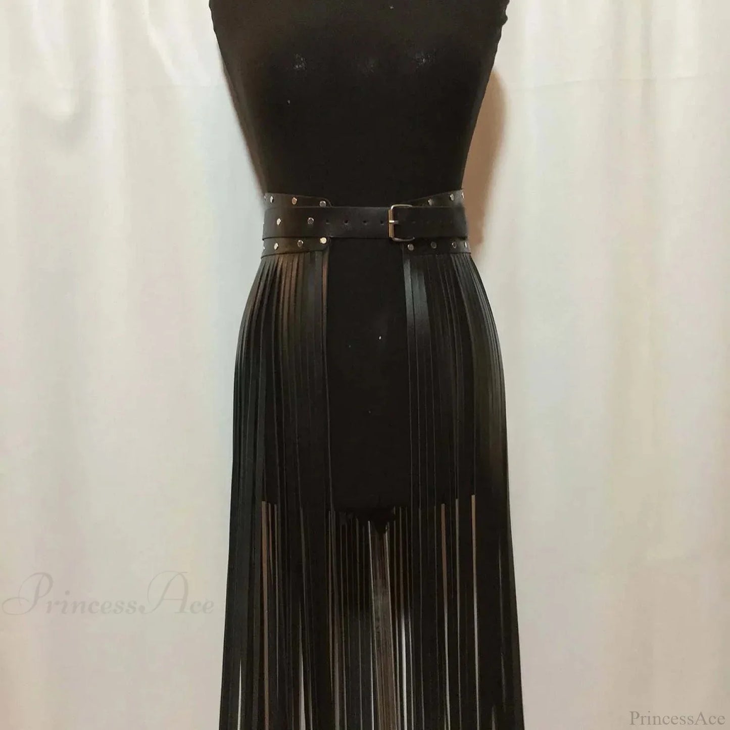 Seductive Gothic Leather Harness Waist Belt
