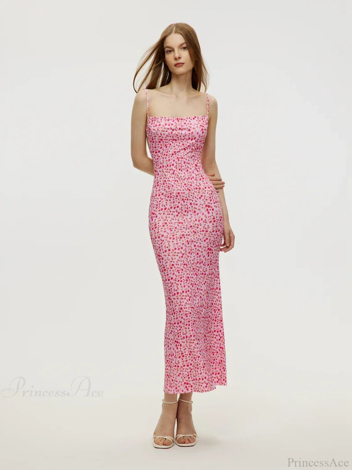 Sexy Backless Slimming Beach Floral Dress
