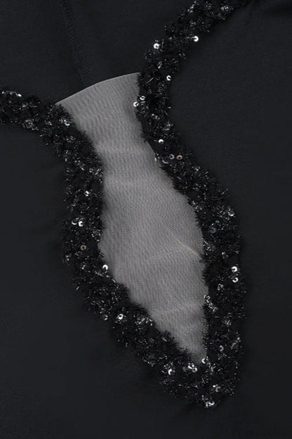 Shimmer Tight Mermaid Fitted Maxi Party Dress