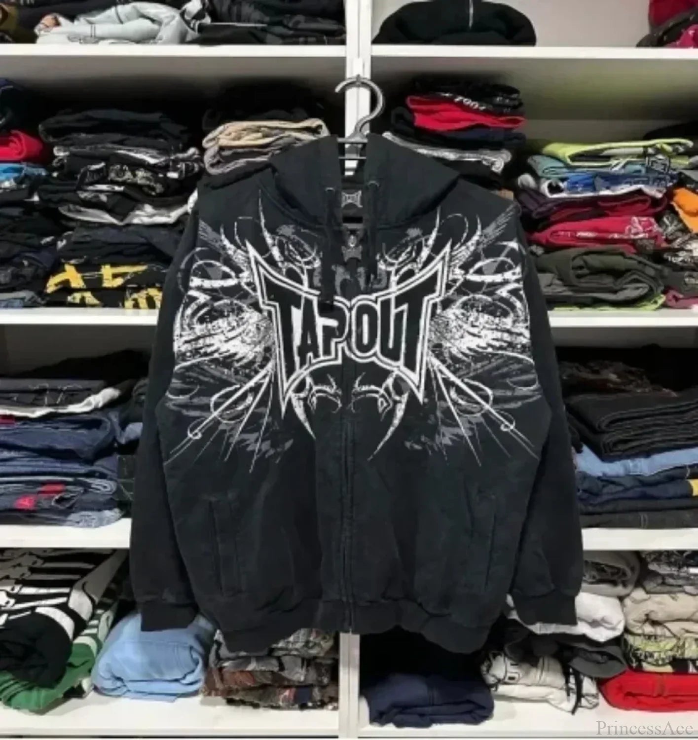 Skull Retro Zipper Hoodie