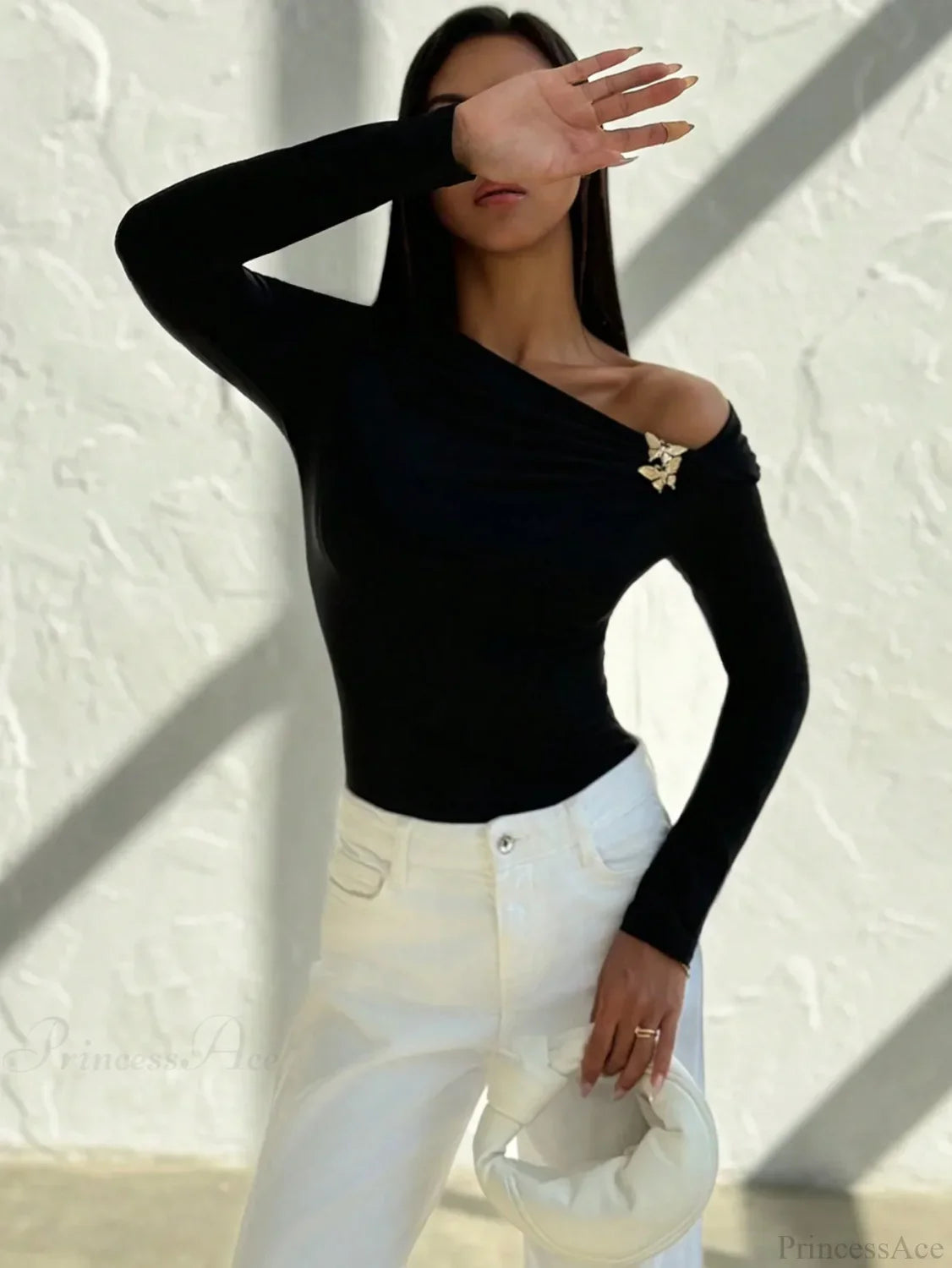 Slim Long Sleeve Sexy Spice Haute Couture Blouse Women