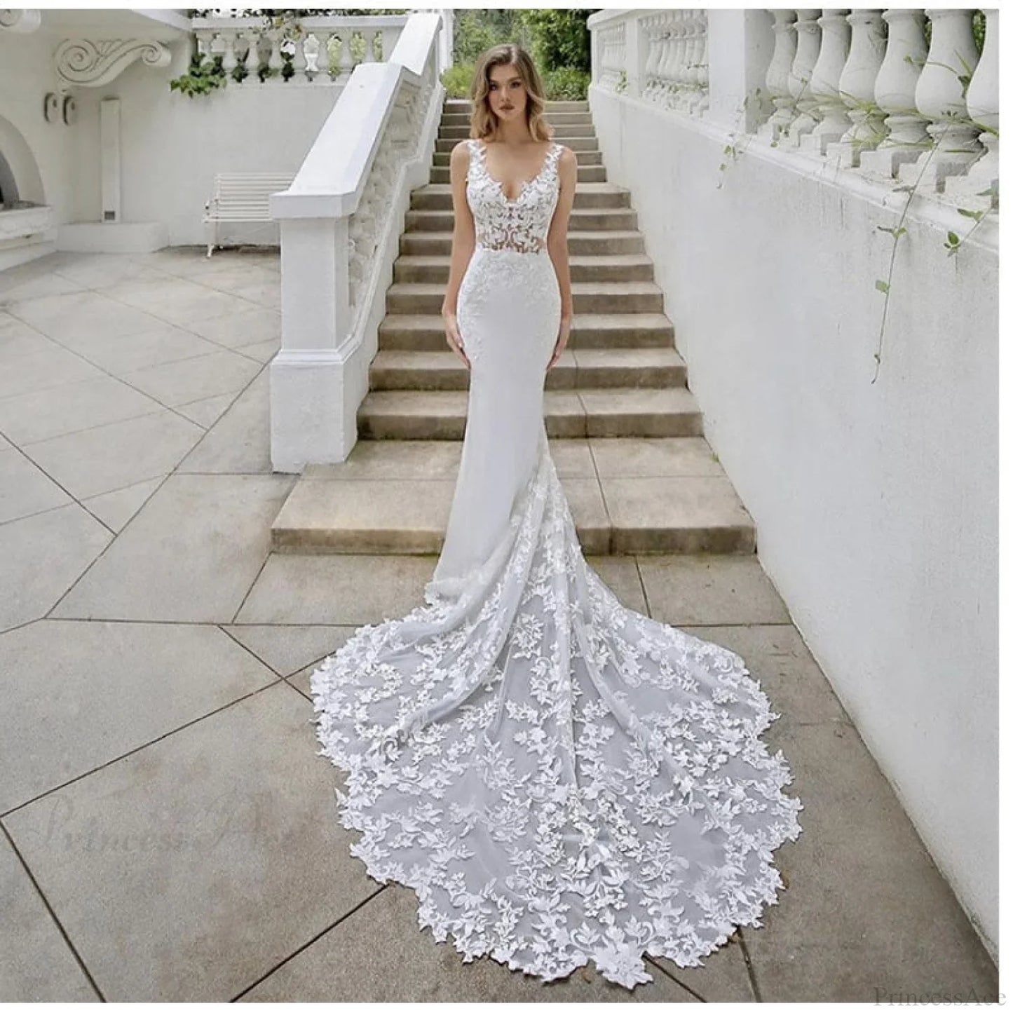 Slim Tail Wedding Dress