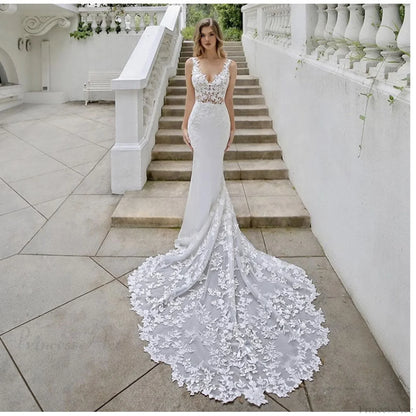 Slim Tail Wedding Dress