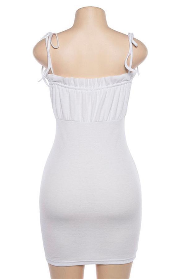 Floral V Neck Slit Bohemian Dress