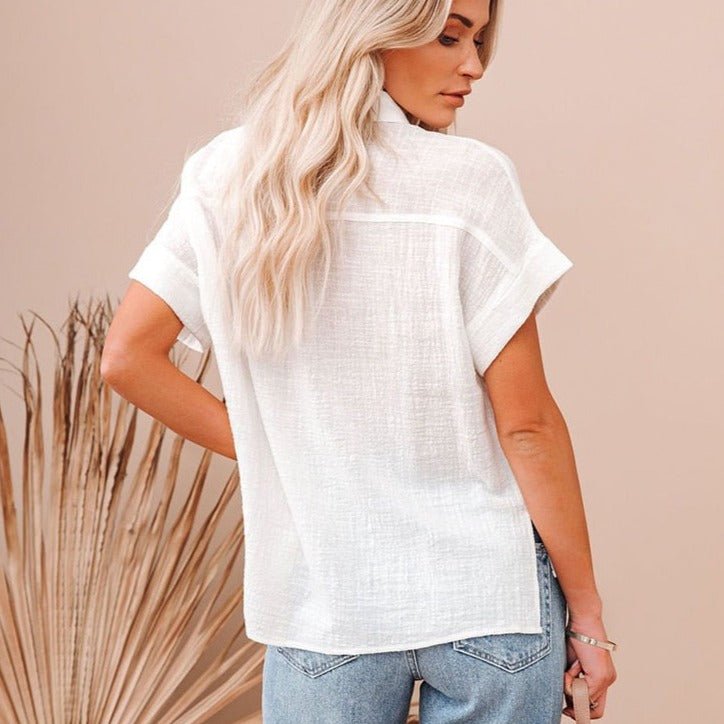 Gimena® | Casual Short Sleeve Blouse