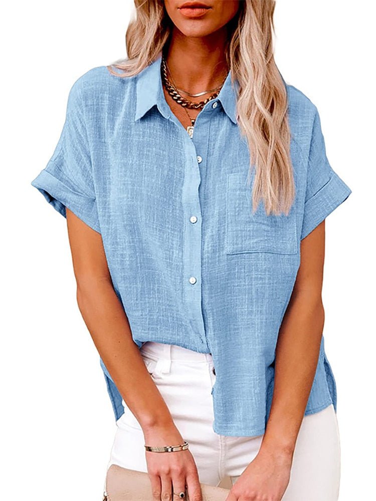 Gimena® | Casual Short Sleeve Blouse