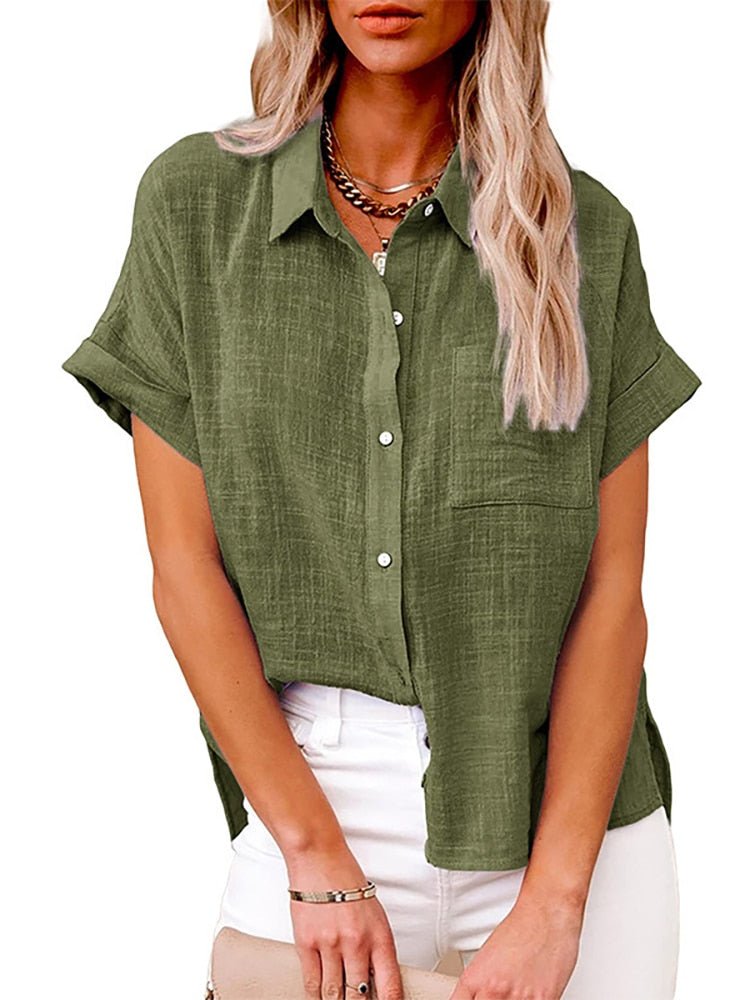 Gimena® | Casual Short Sleeve Blouse