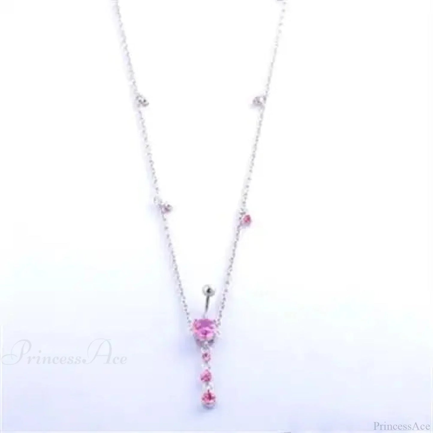 Sparkling Chain Gothic Dangle Belly Ring