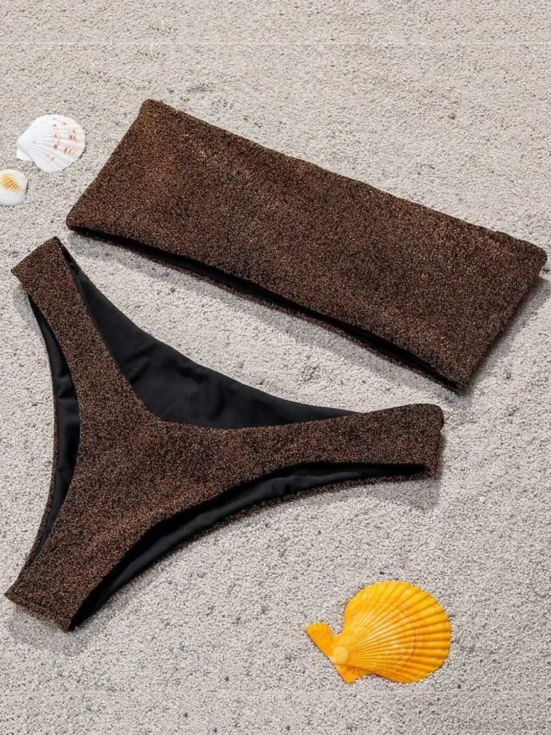 Sparkling High Waist Bikini Set