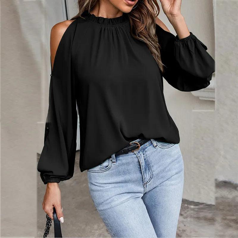 Magaly® | Stylish Blouse With Open Shoulders