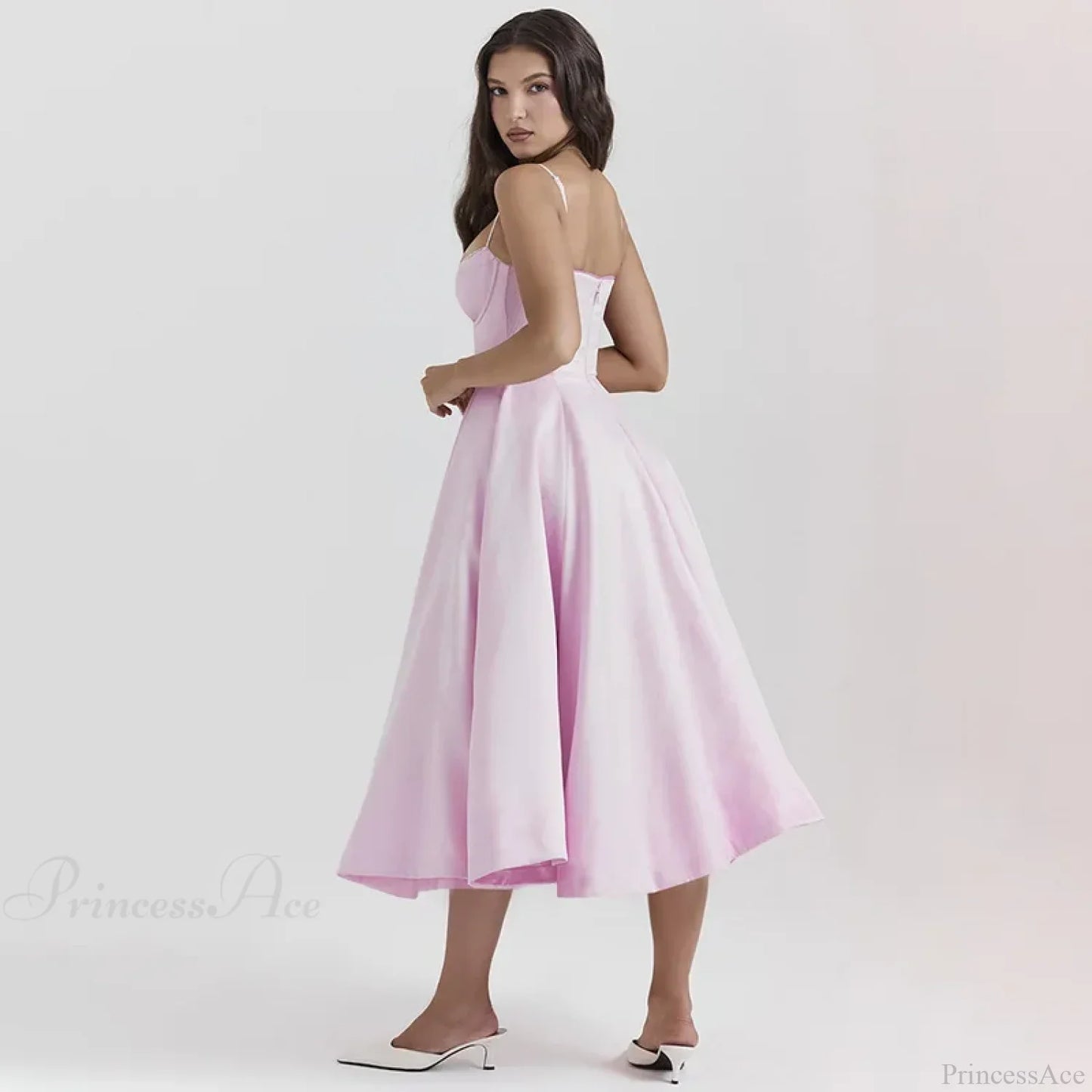 Strapless Elegant A-line Vacation Dress