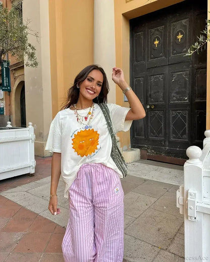 Summer Cute Graphic T-shirt