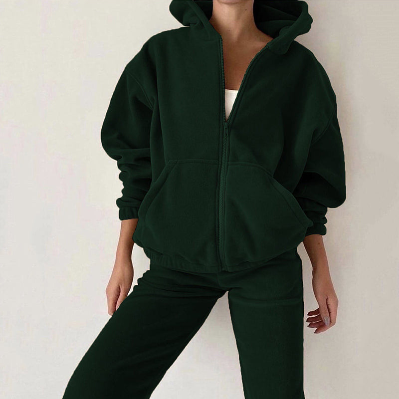 Concepcion | Velvet house set with hood and zip