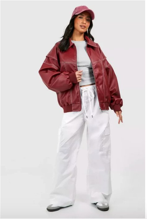 Zoe | OVERSIZE LEATHER JACKET