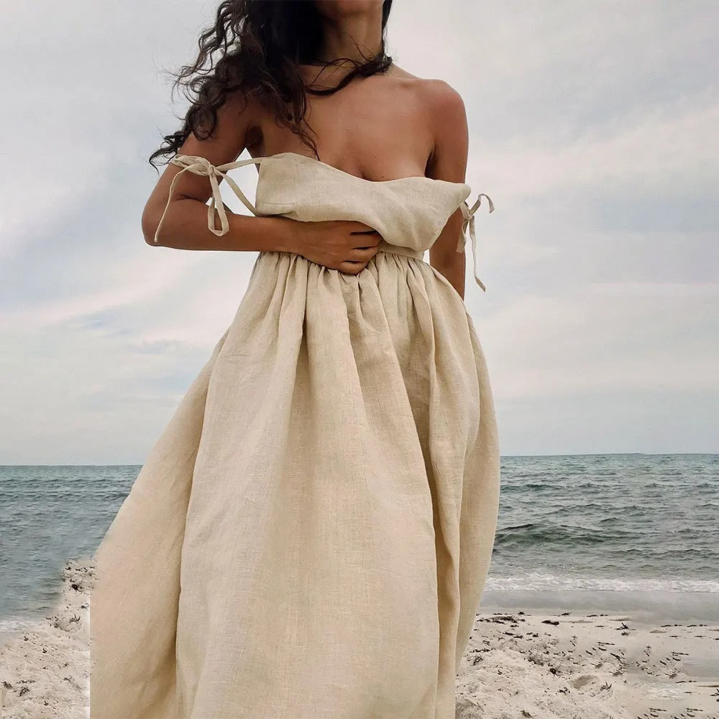 Tessa | Women's Sleeveless A-Line Maxi Dress