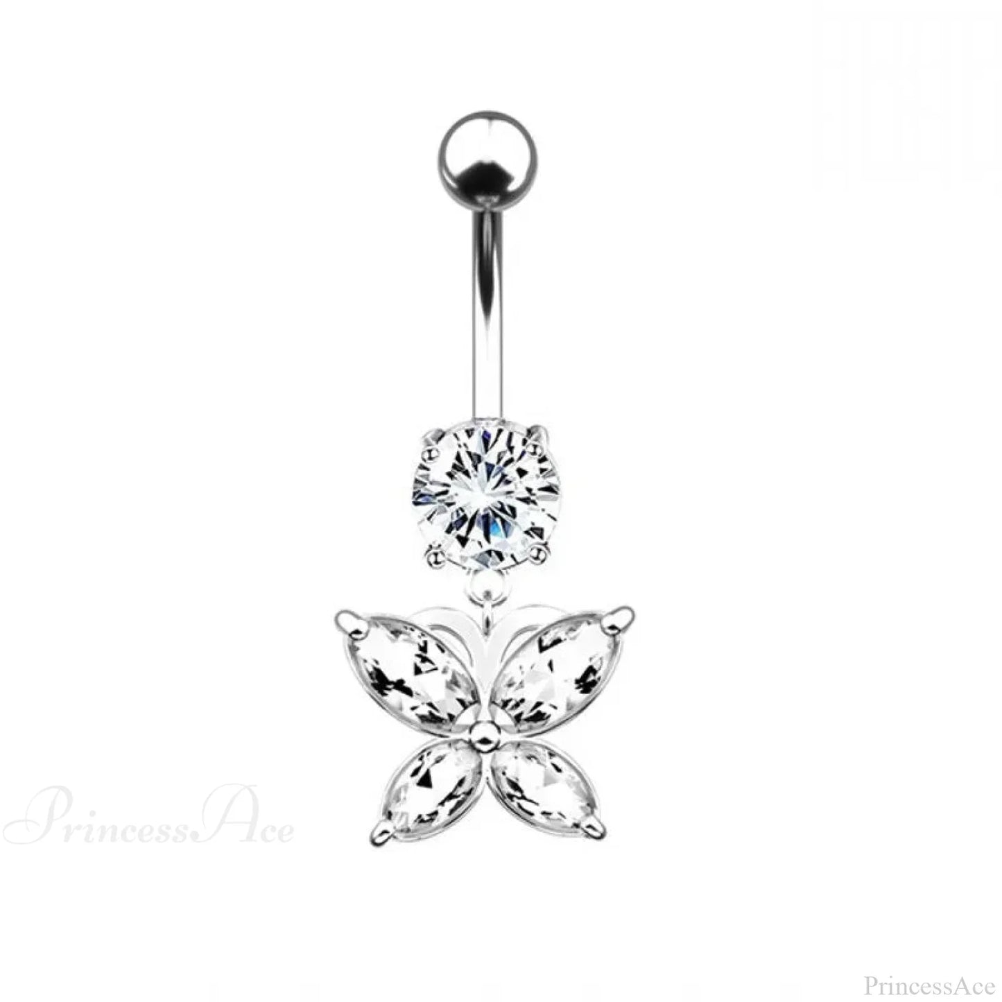 Traditional Zircon Drip Medieval Stomach Ring
