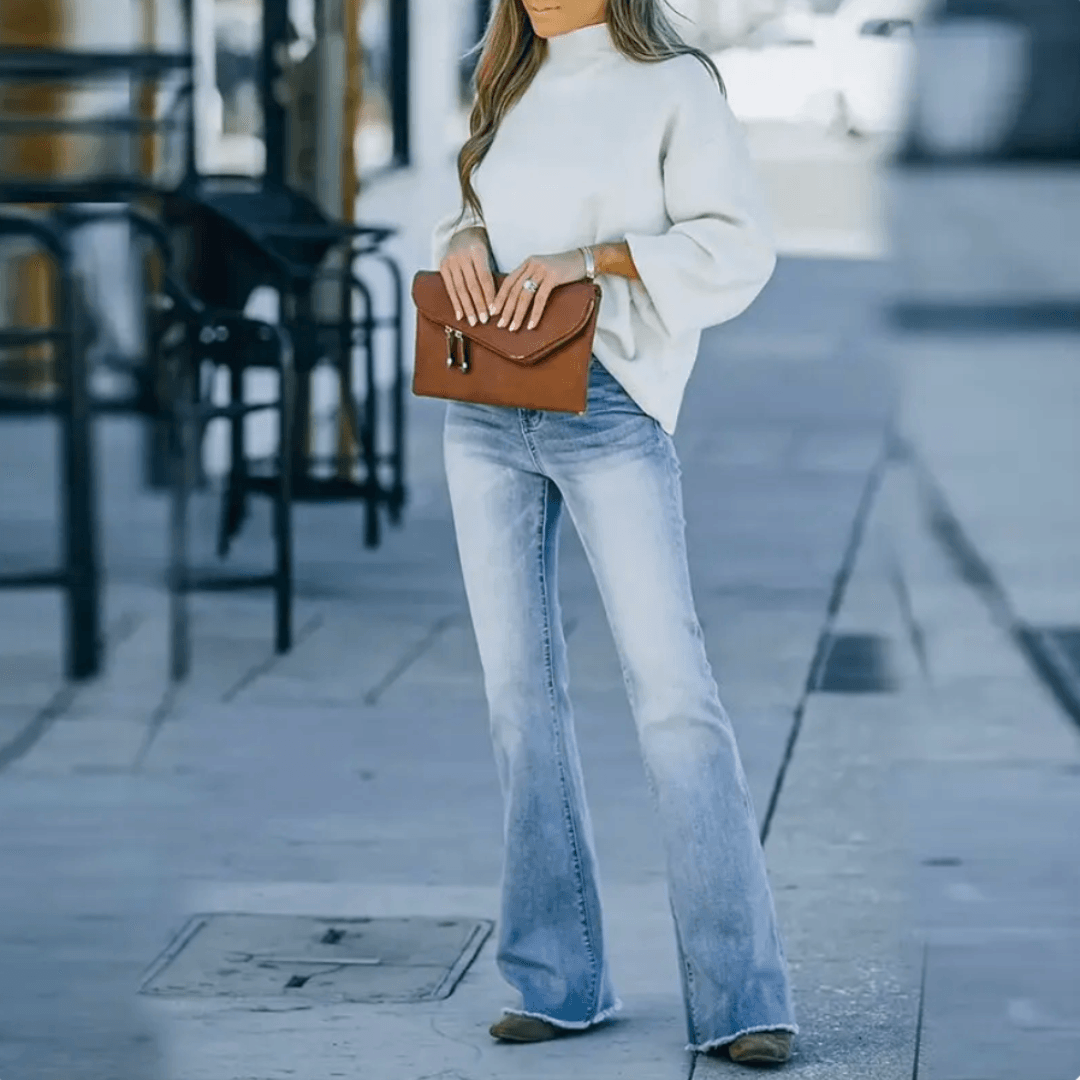 Michelle  | Women’s Spring High-Waist Straight Jeans
