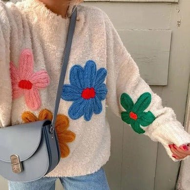 Olga® | Sweater with flowers