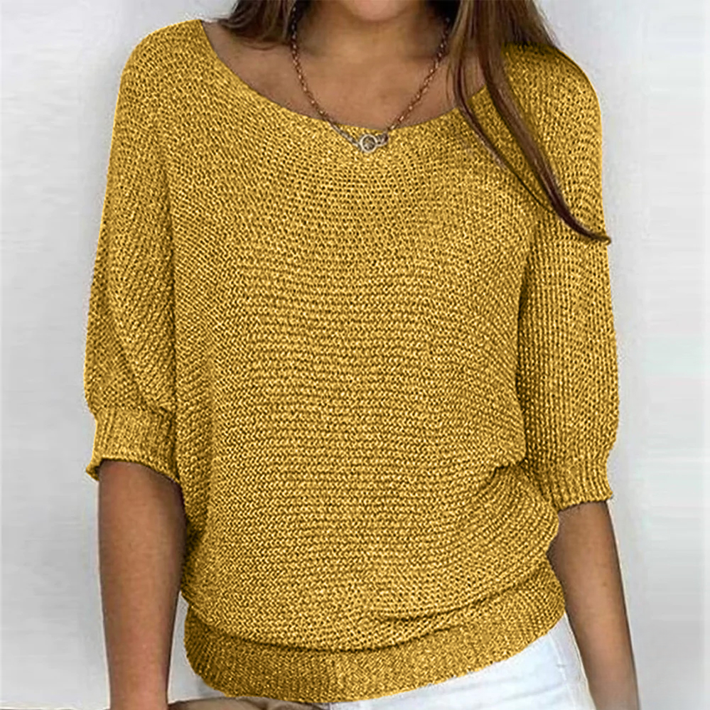 Brenda® | Shiny knit top for women