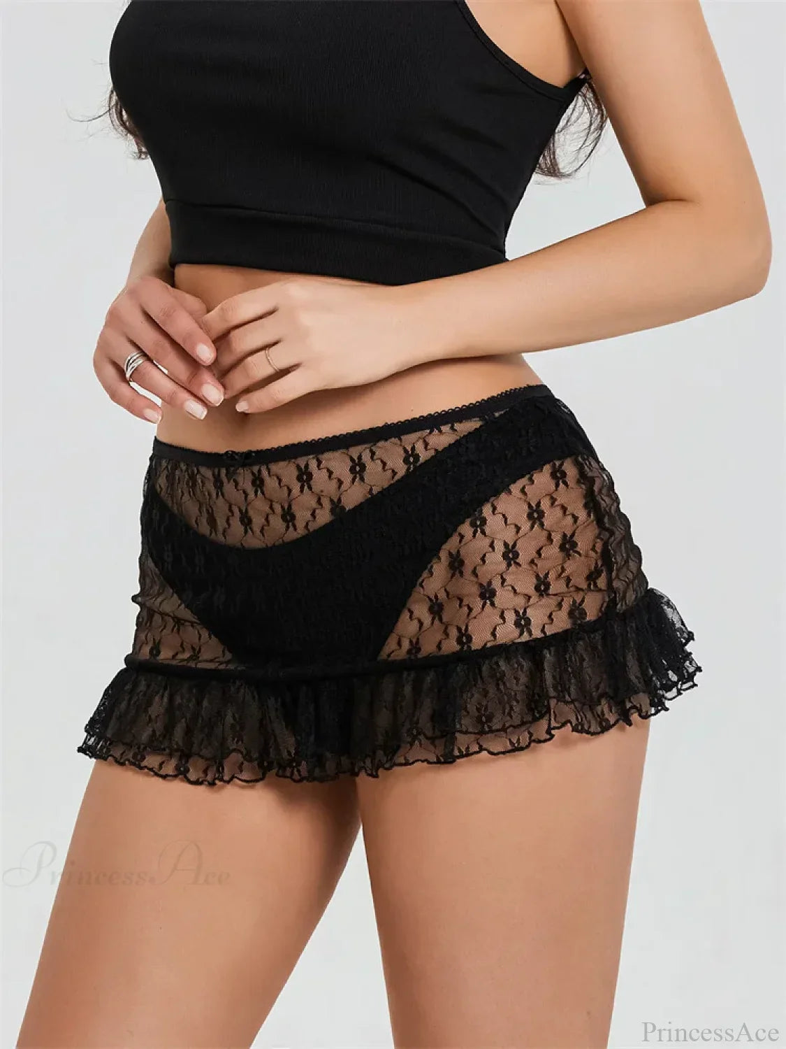 Tutu Elastic Waist Solid Skirt
