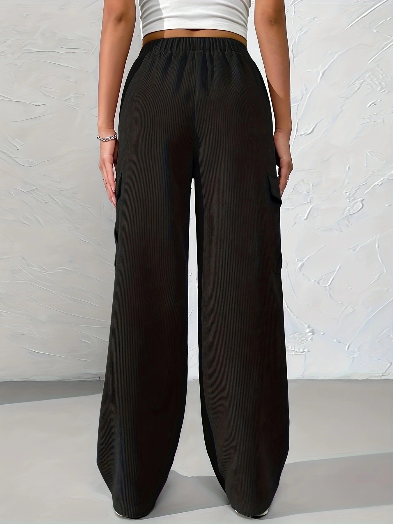 Bethania® | Autumn And Winter New Elastic Waist Cargo Pants Corduroy