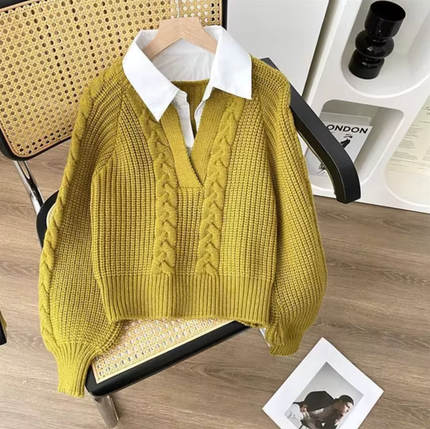 Penélope | Two-piece knitted sweater