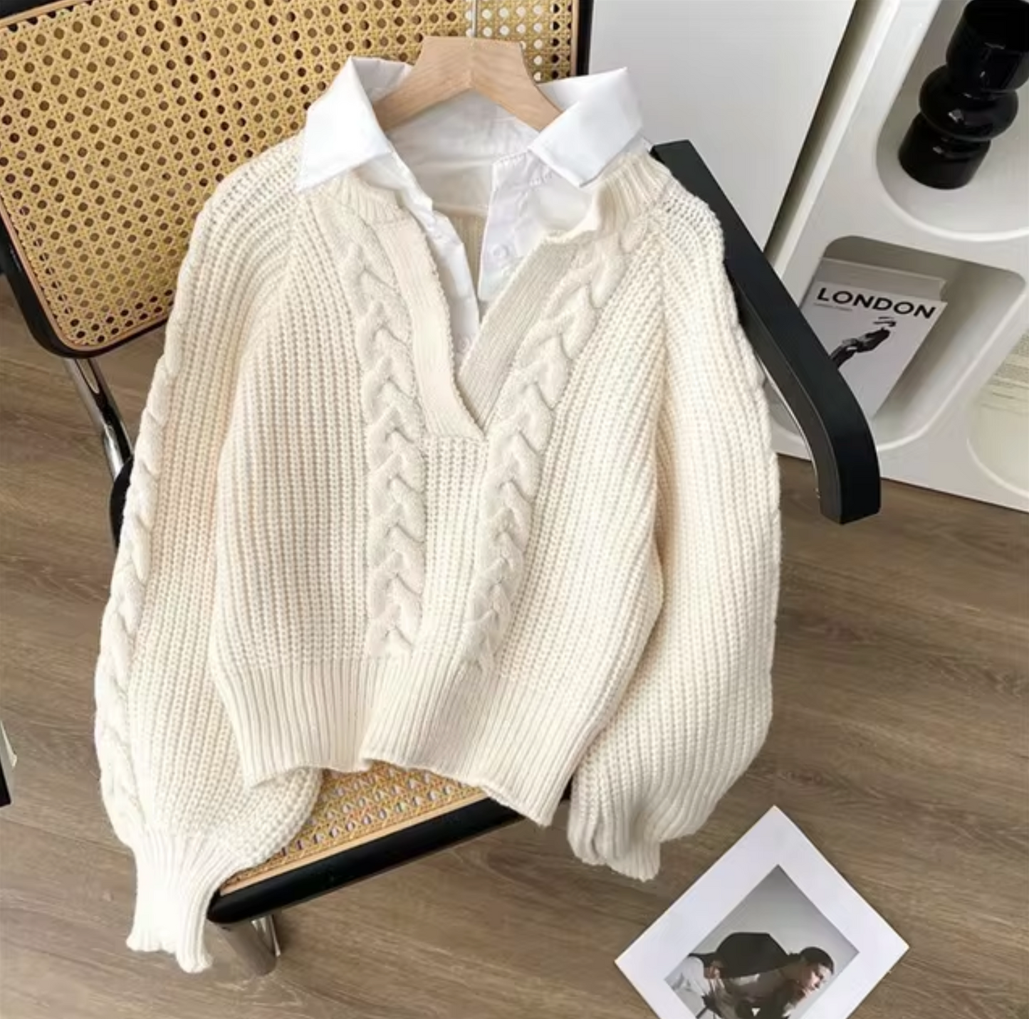 Penélope | Two-piece knitted sweater