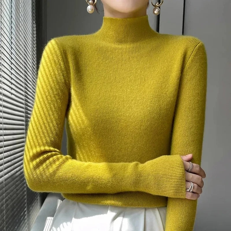 Esther | Negasi women's half turtleneck sweater
