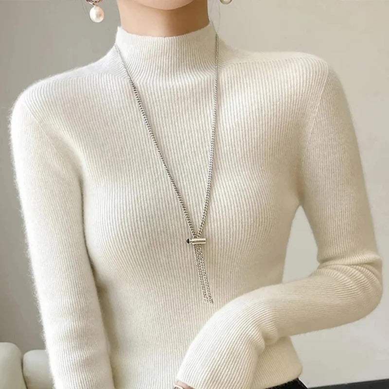 Esther | Negasi women's half turtleneck sweater