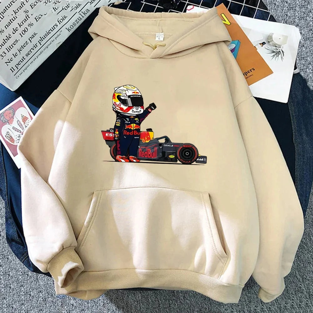 Matilde | Unisex hoodie with miniature F1 print