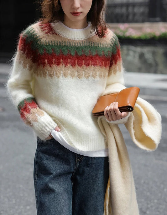 Olga | Warm gradient sweater