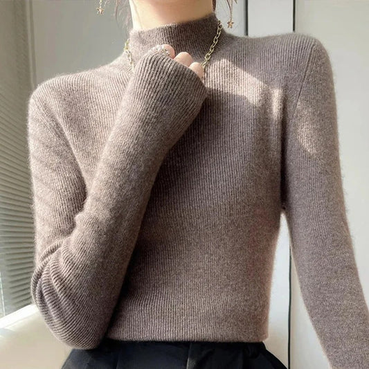 Esther | Negasi women's half turtleneck sweater