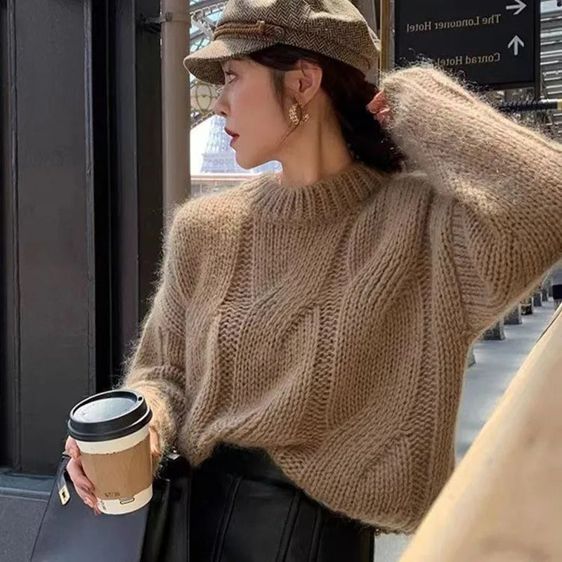 Mia | Oversized knit sweater for women
