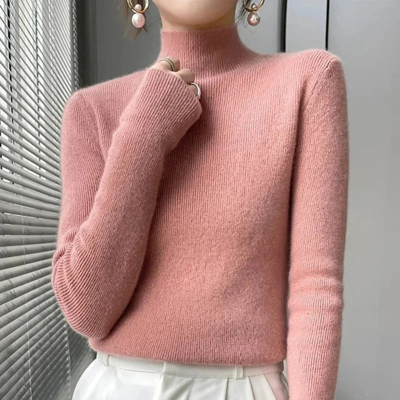 Esther | Negasi women's half turtleneck sweater