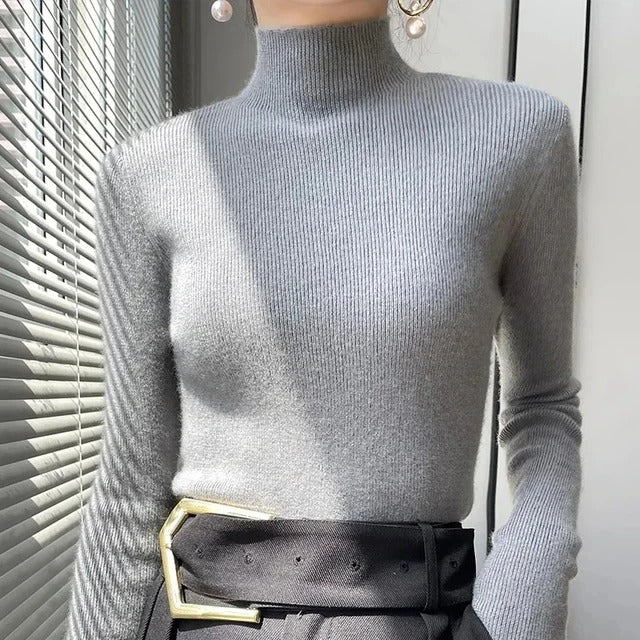 Esther | Negasi women's half turtleneck sweater