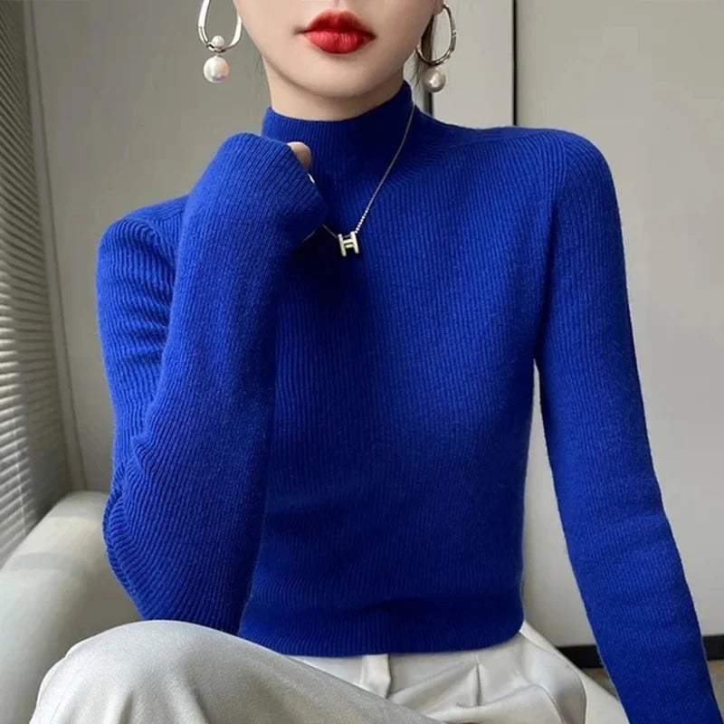 Esther | Negasi women's half turtleneck sweater