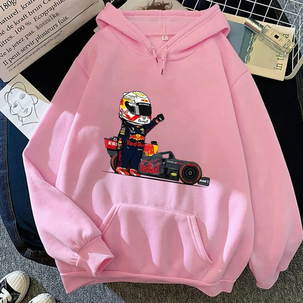 Matilde | Unisex hoodie with miniature F1 print