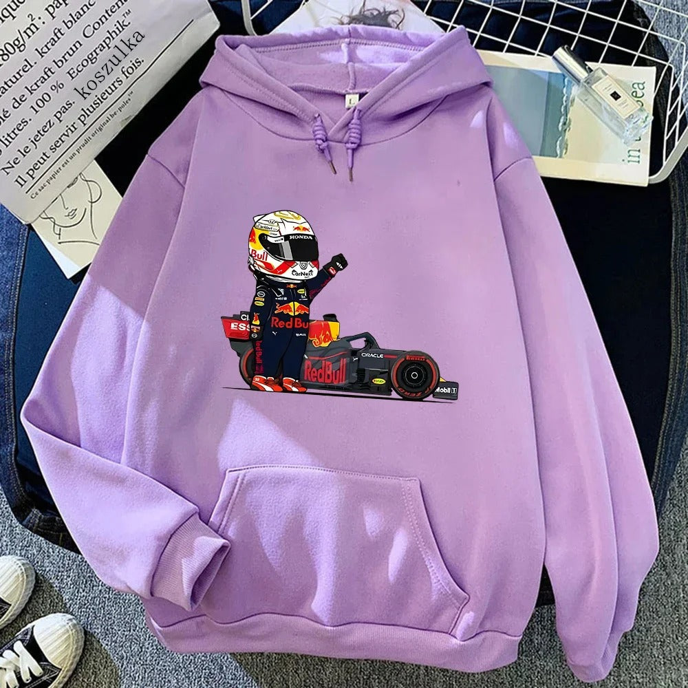 Matilde | Unisex hoodie with miniature F1 print