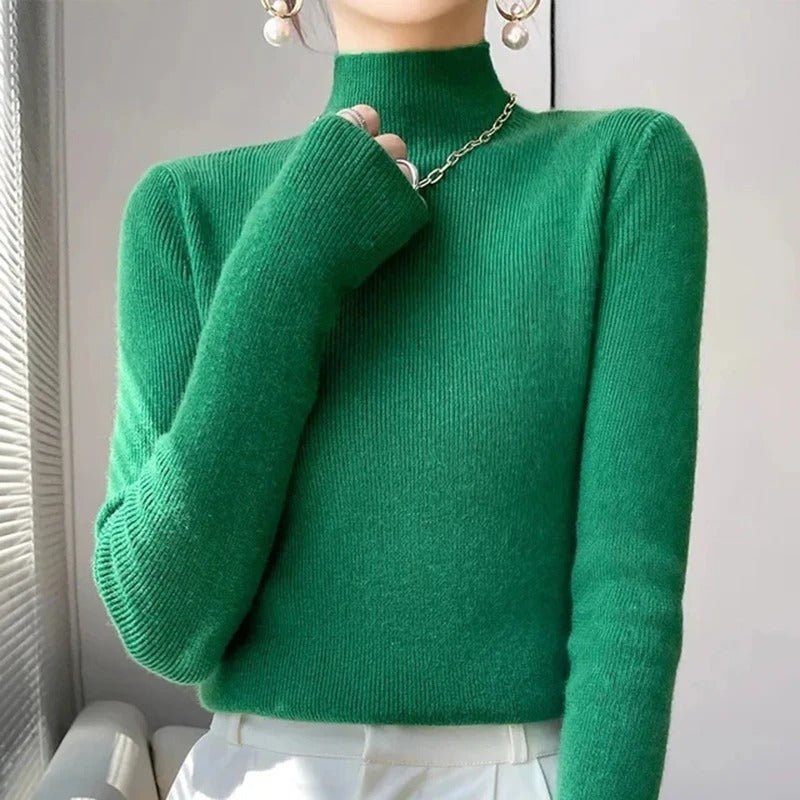 Esther | Negasi women's half turtleneck sweater