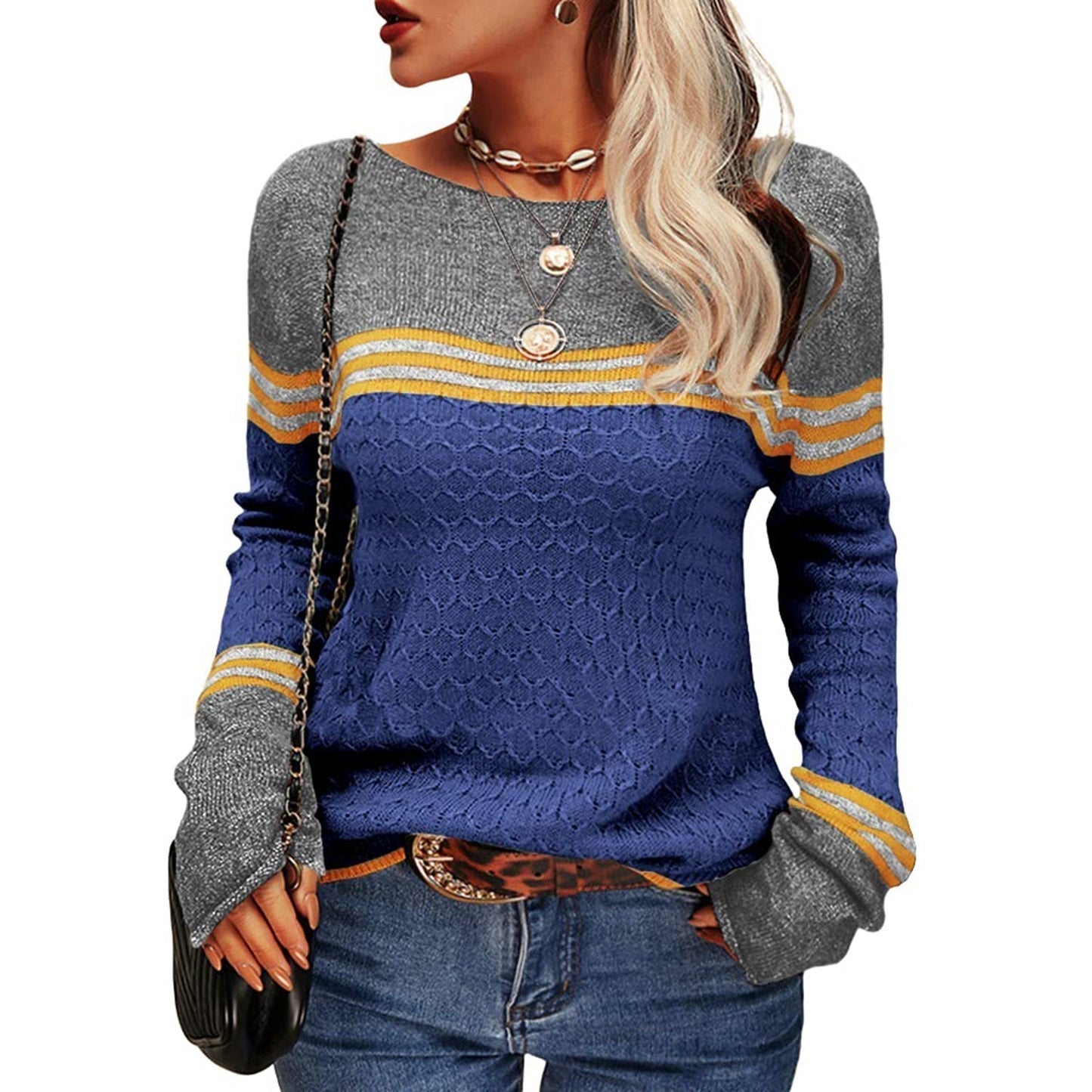 Greta | Striped women's sweater