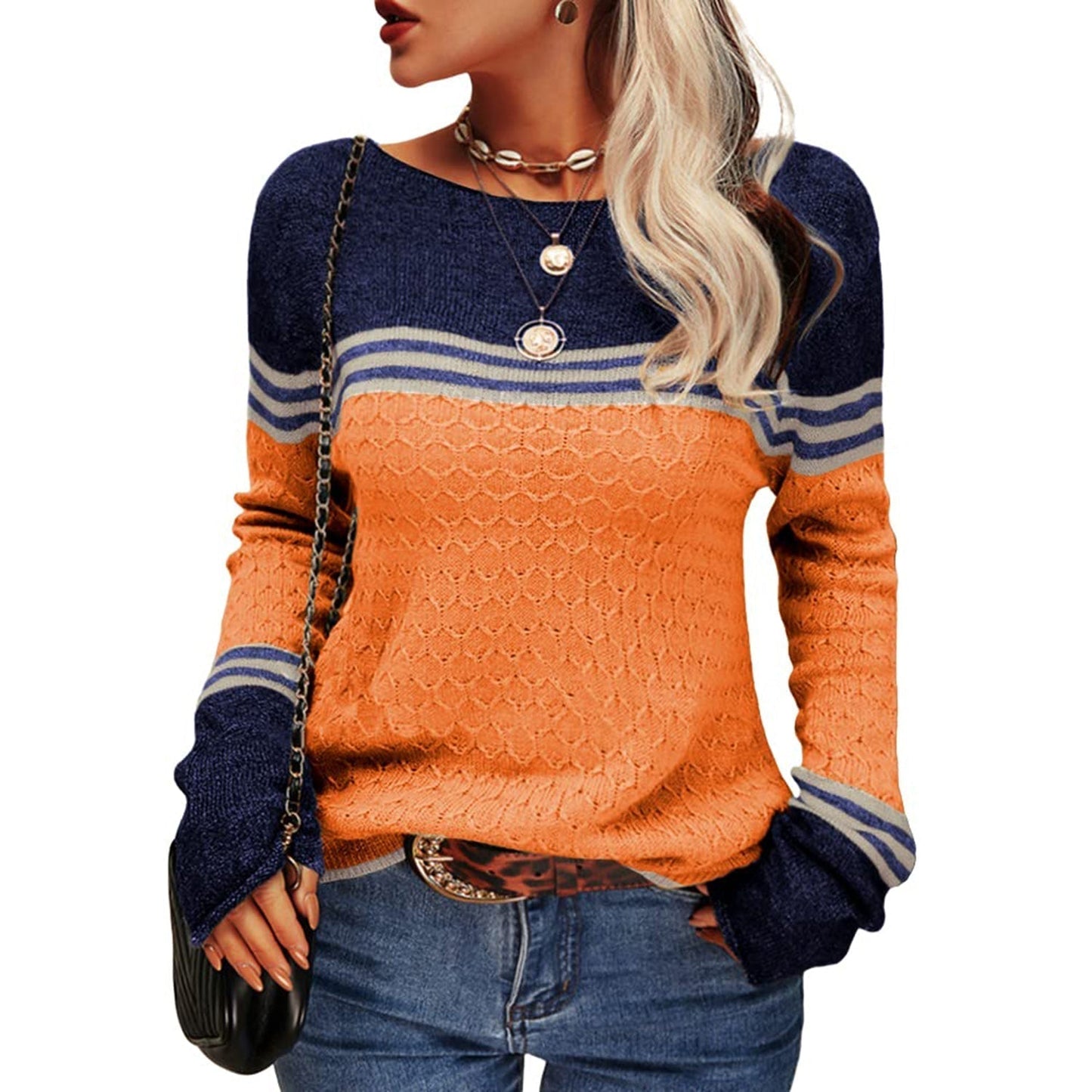 Greta | Striped women's sweater