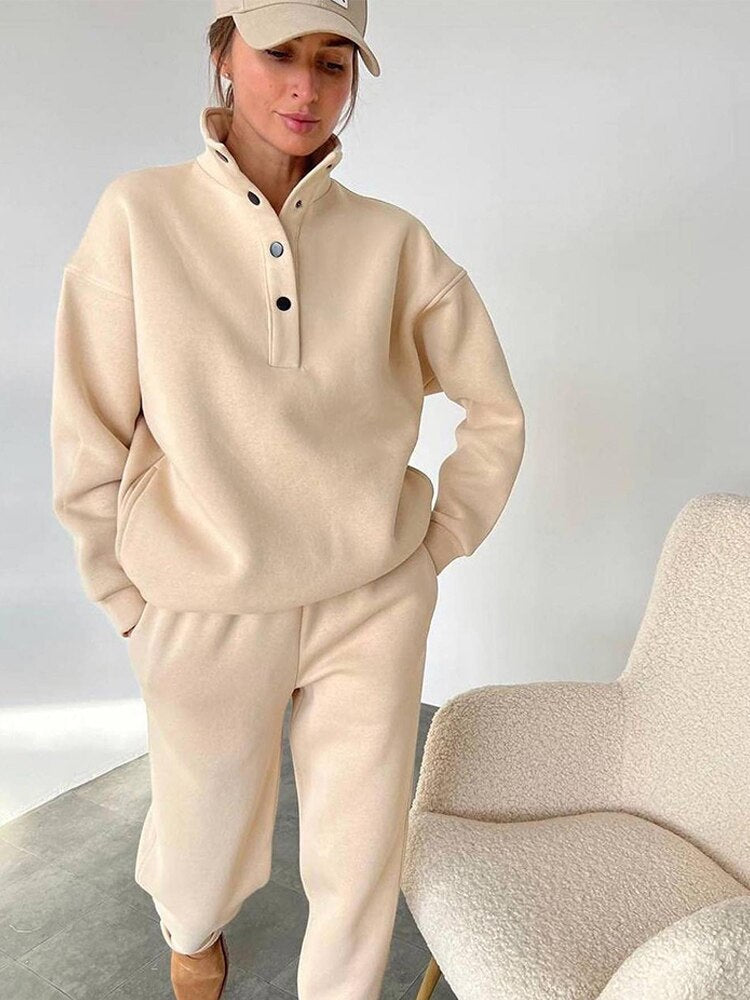 Fabienne | Comfortable oversized fleece jumpsuit