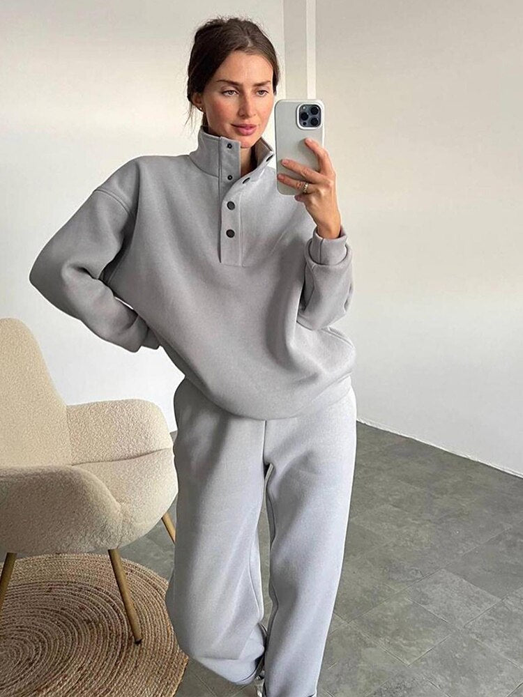 Fabienne | Comfortable oversized fleece jumpsuit