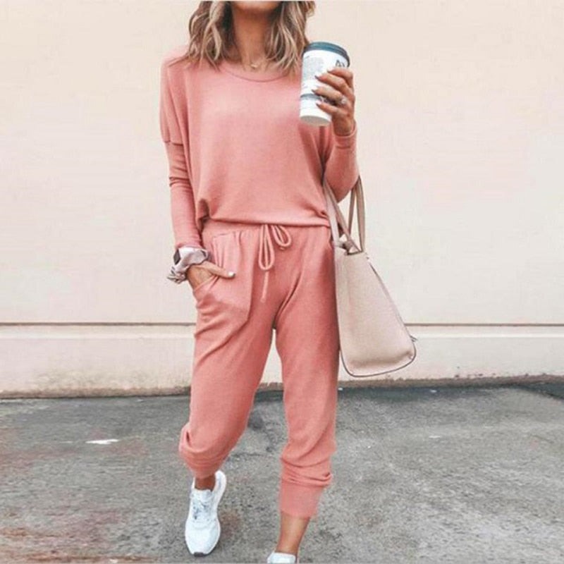 Jeanette | Comfortable soft two-piece jogging suit for women