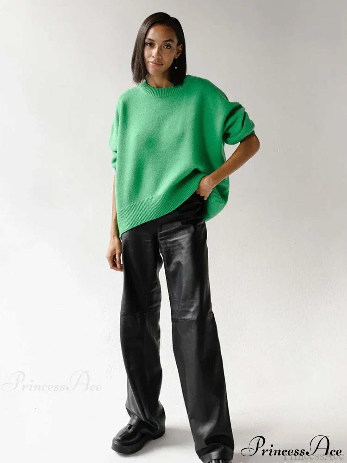 Vintage Casual Cozy Stylish Autumnal Streetwear Warm Long Sleeve Sweater
