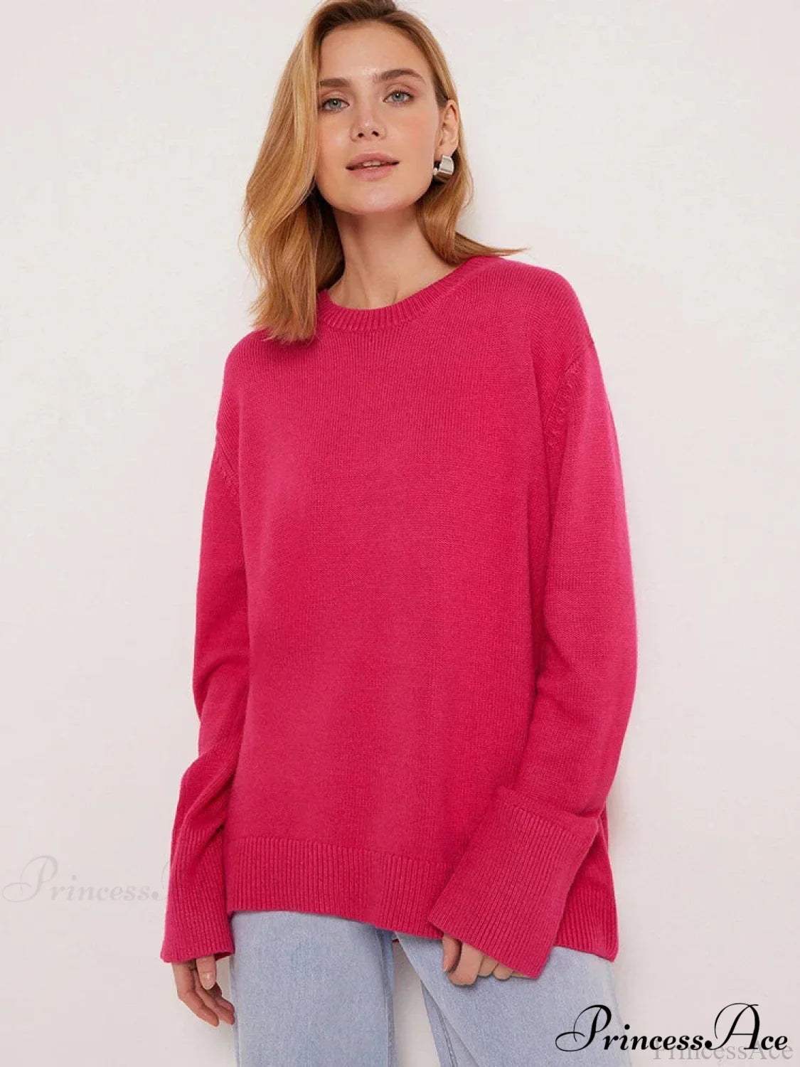 Vintage Casual Cozy Stylish Autumnal Streetwear Warm Long Sleeve Sweater